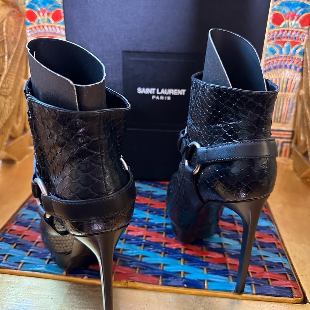 Ysl 37 Python Heels - image 5